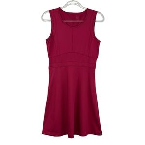 Title Nine Dream Fuchsia Sleeveless Fit Flare Athletic Travel Dress S